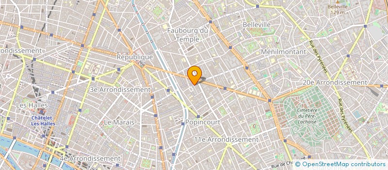 localisation de l'entreprise 2M COIFFURE  PARIS