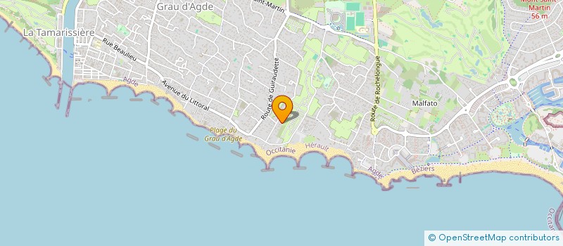 localisation de l'entreprise 2M CONSEIL  AGDE