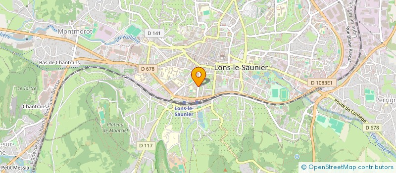 localisation de l'entreprise 2M CONSTRUCTION METALLIQUE  LONS-LE-SAUNIER