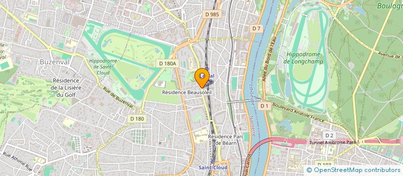 localisation de l'entreprise 2M CONSULTING à SAINT-CLOUD
