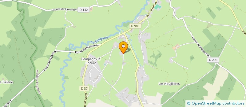 localisation de l'entreprise 2M CORBIGNY  MOULINS-ENGILBERT