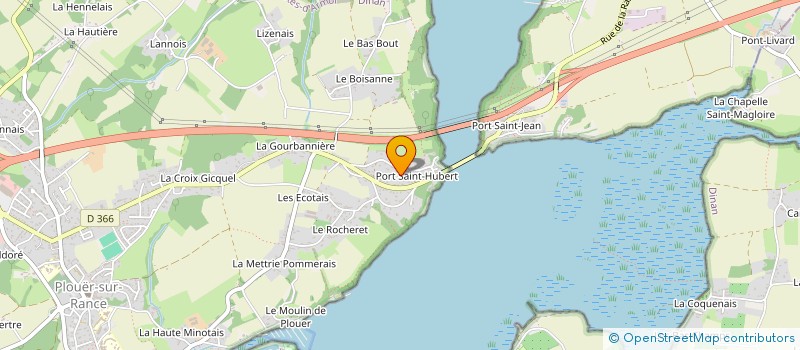 localisation de l'entreprise 2M CORPORATE à PLOUER-SUR-RANCE