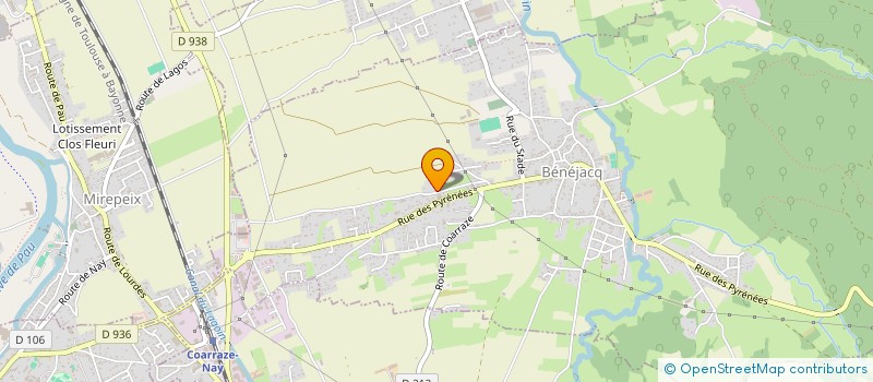 localisation de l'entreprise 2M COURTAGE - MARIE MOURLAN  BENEJACQ