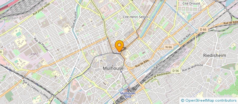 localisation de l'entreprise 2M CREATIONS à MULHOUSE
