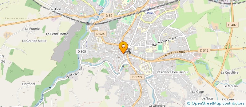 localisation de l'entreprise 2M DAGE à VIRE-NORMANDIE