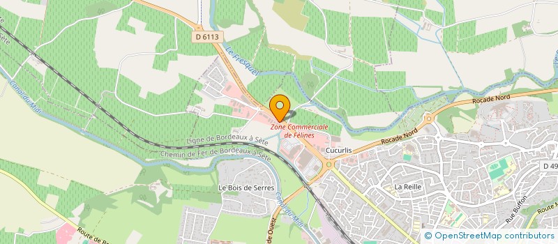 localisation de l'entreprise 2M DIFFUSION à CARCASSONNE