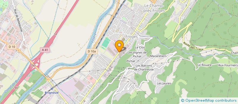 localisation de l'entreprise 2M DISTRIBUTION à FROGES