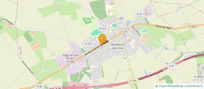 localisation de l'entreprise 2M DISTRIBUTION à YERVILLE
