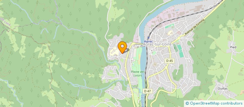 localisation de l'entreprise 2M DROSS  AUREC-SUR-LOIRE
