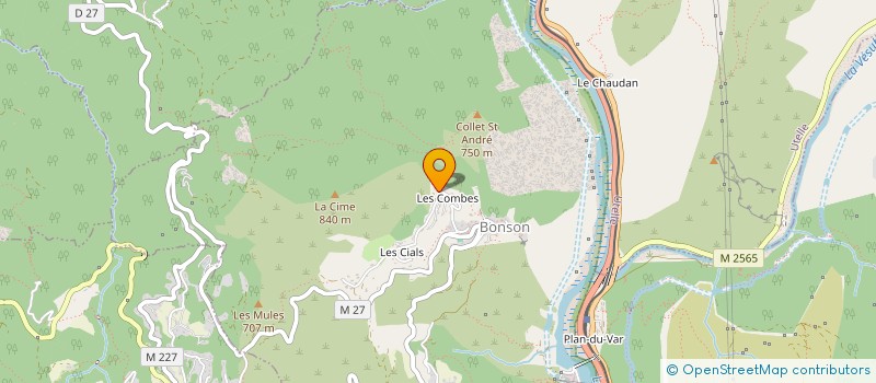 localisation de l'entreprise 2M ELEC à BONSON