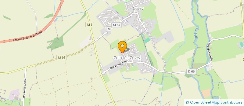 localisation de l'entreprise 2M.ELECTRICITE  COIN-LES-CUVRY