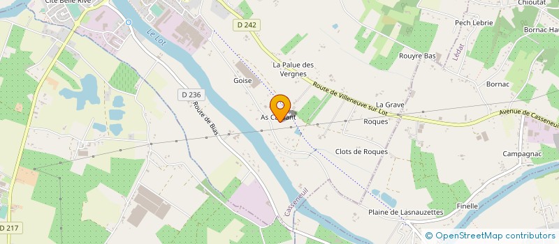 localisation de l'entreprise 2M ELECTRO  CASSENEUIL