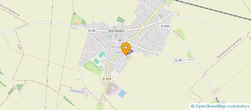 localisation de l'entreprise 2M ENERGIE à ROSIERES-EN-SANTERRE