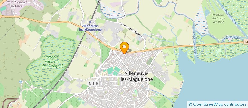 localisation de l'entreprise 2M EVASION à VILLENEUVE-LES-MAGUELONE