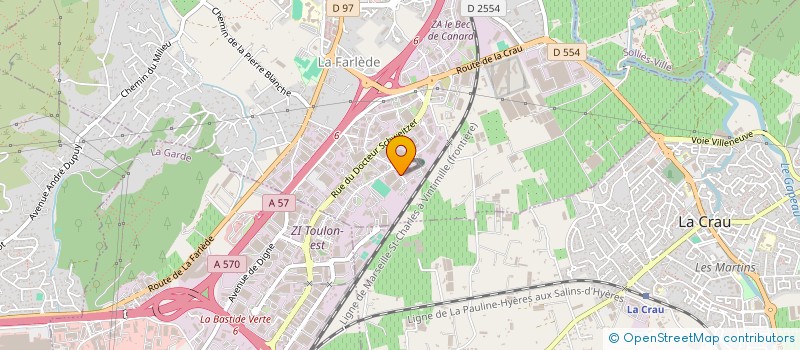 localisation de l'entreprise 2M EVENT  LA FARLEDE