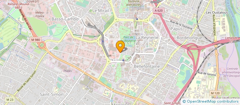 localisation de l'entreprise 2M EXPRESS à TOULOUSE