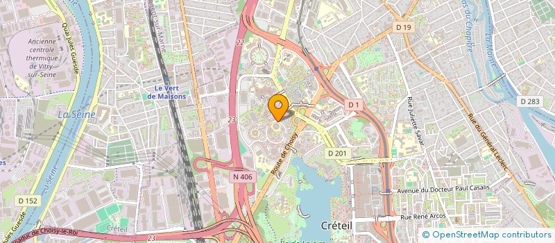 localisation de l'entreprise 2M EXPRESS à CRETEIL