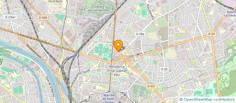 localisation de l'entreprise 2M EXPRESS à SAINT-DENIS