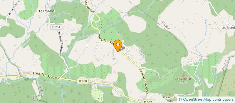 localisation de l'entreprise 2M FORMACONSEIL  VILLECROZE