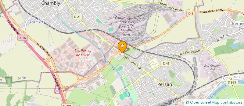 localisation de l'entreprise 2M FORMATION  PERSAN