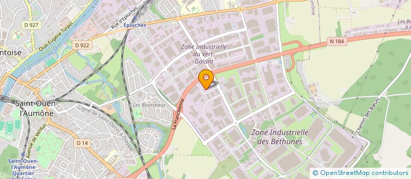 localisation de l'entreprise 2M HOTELS  SAINT-OUEN-L'AUMONE