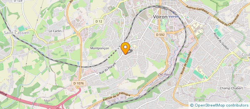 localisation de l'entreprise 2M - IMMERSION  VOIRON