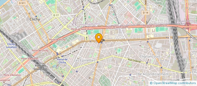 localisation de l'entreprise 2M IMMO  PARIS