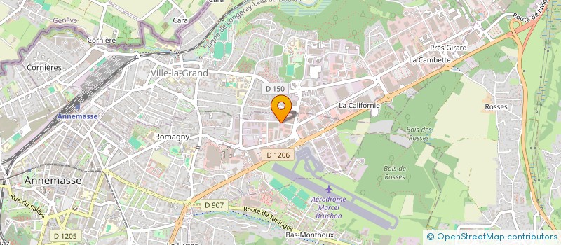 localisation de l'entreprise 2M IMMOBILIER à ANNEMASSE