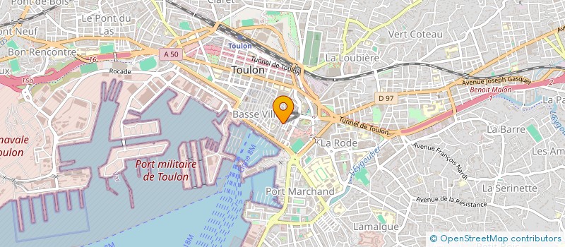 localisation de l'entreprise 2M IMMOBILIER à TOULON