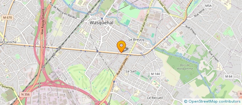 localisation de l'entreprise 2M IMMOBILIER à VILLENEUVE D ASCQ