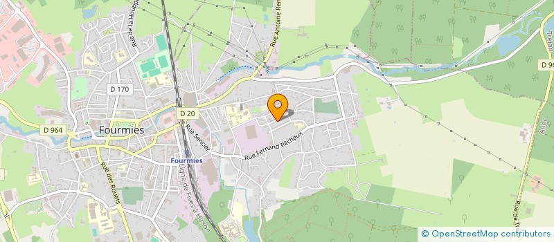 localisation de l'entreprise 2M IMMOBILIER  FOURMIES