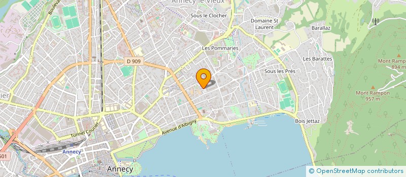 localisation de l'entreprise 2M IMPACT à ANNECY