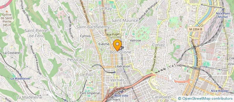 localisation de l'entreprise 2M IMPORT-EXPORT à NICE