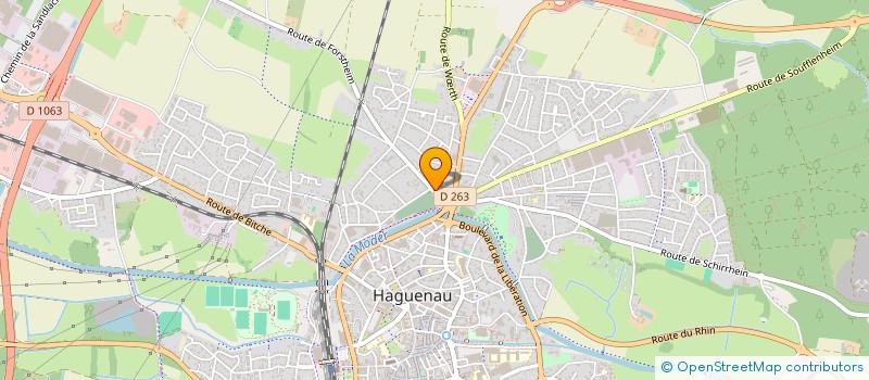 localisation de l'entreprise 2M INVEST  HAGUENAU