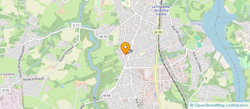 localisation de l'entreprise 2M INVEST  LA CHAPELLE-SUR-ERDRE