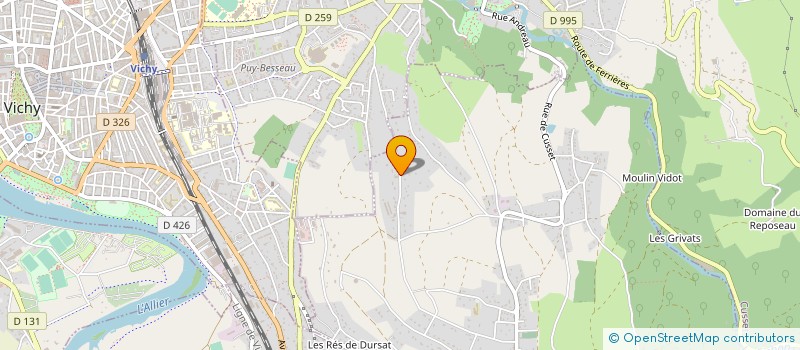 localisation de l'entreprise 2M INVEST à LE VERNET
