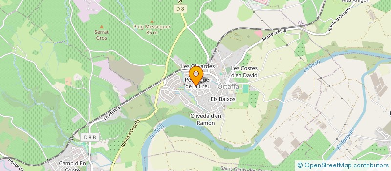 localisation de l'entreprise 2M INVEST  ORTAFFA