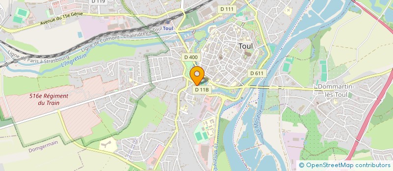 localisation de l'entreprise 2M INVEST  TOUL