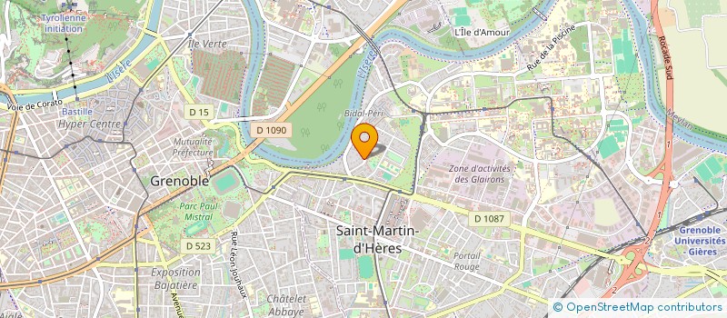 localisation de l'entreprise 2M INVEST  SAINT-MARTIN-D'HERES