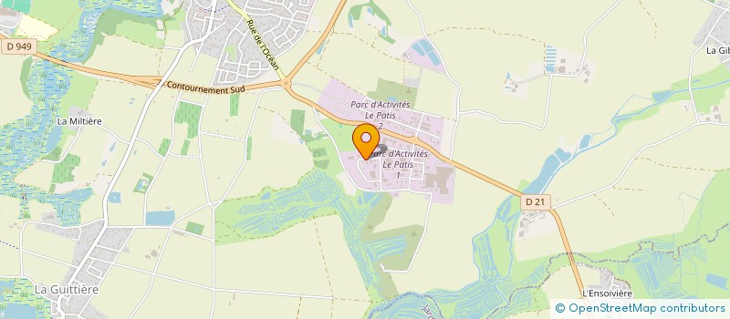 localisation de l'entreprise 2M INVEST  TALMONT-SAINT-HILAIRE