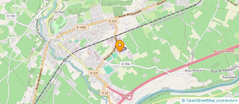 localisation de l'entreprise 2M INVEST  VINAY