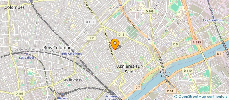 localisation de l'entreprise 2M LOCATION à ASNIERES-SUR-SEINE
