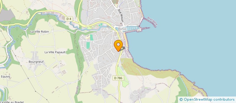 localisation de l'entreprise 2M MANAGEMENT à BINIC-ETABLES-SUR-MER