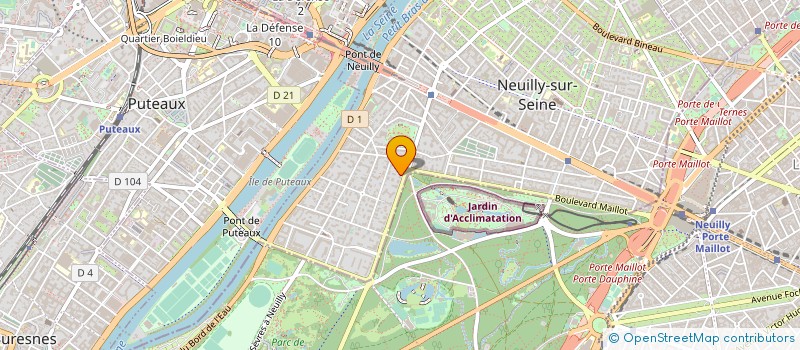 localisation de l'entreprise 2M MARKETING à NEUILLY-SUR-SEINE