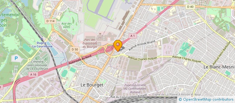 localisation de l'entreprise 2M MON VTC à LE BLANC-MESNIL
