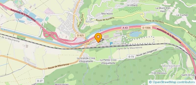 localisation de l'entreprise 2M-MS  COISE-SAINT-JEAN-PIED-GAUTHIER