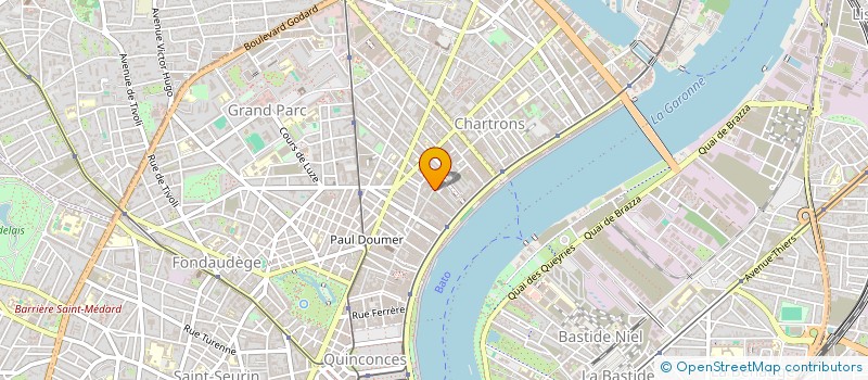 localisation de l'entreprise 2M NOVA SERVICES à BORDEAUX