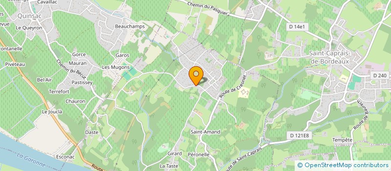 localisation de l'entreprise 2M PARTICIPATIONS  CENAC