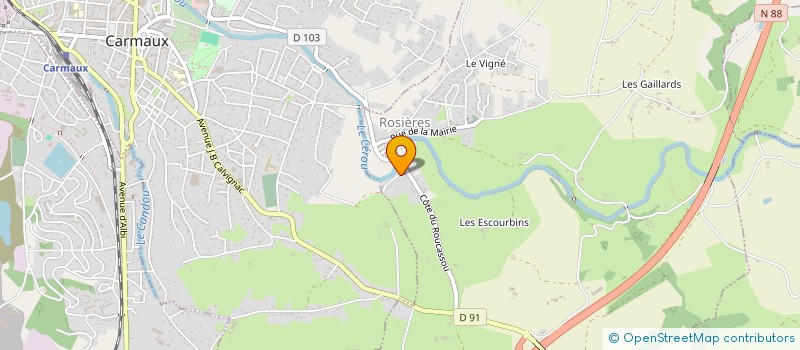 localisation de l'entreprise 2M PECHE à ROSIERES