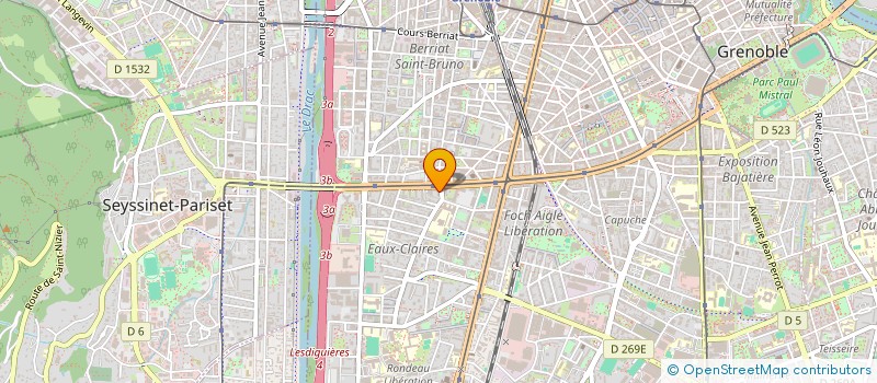 localisation de l'entreprise 2M PEINTURE  GRENOBLE